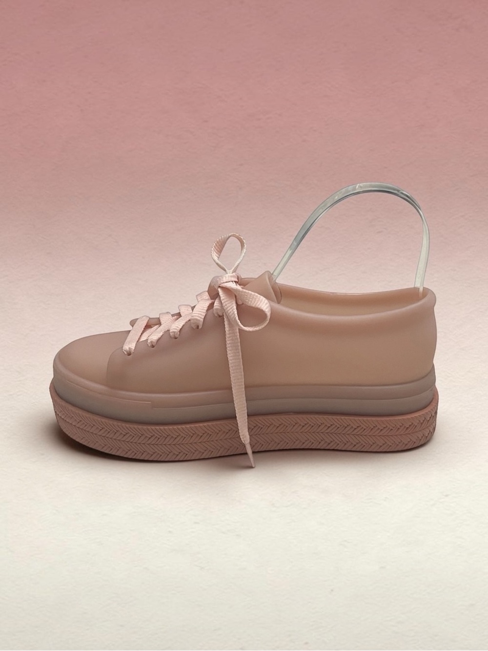 Melissa Be II Pink Jelly Platform Sneakers | Women’s Size 6